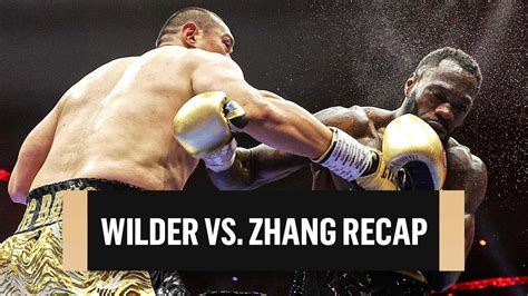 deontay wilder latest|Zhilei Zhang finishes Deontay Wilder in brutal 5th.
